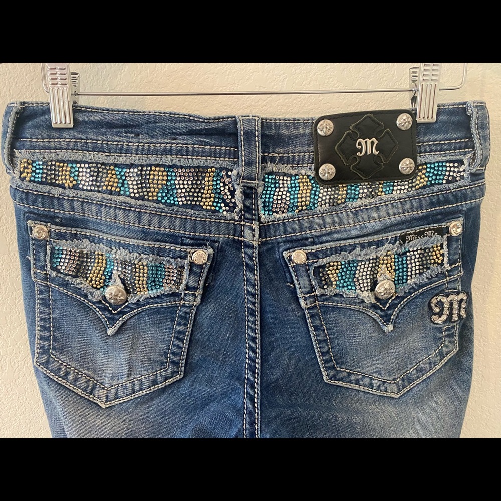 Miss Me Embellished Bling Women’s Bootcut Jeans Size 29.